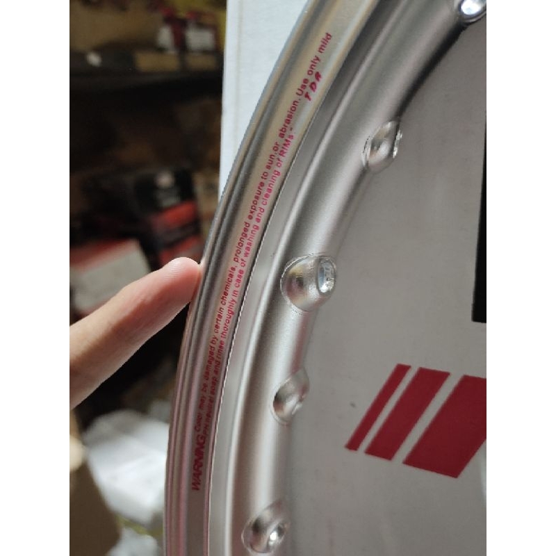 Velg TDR ER Shape 140 ring 17 Brown,Silver (Harga 1 biji) Last stok limited edition