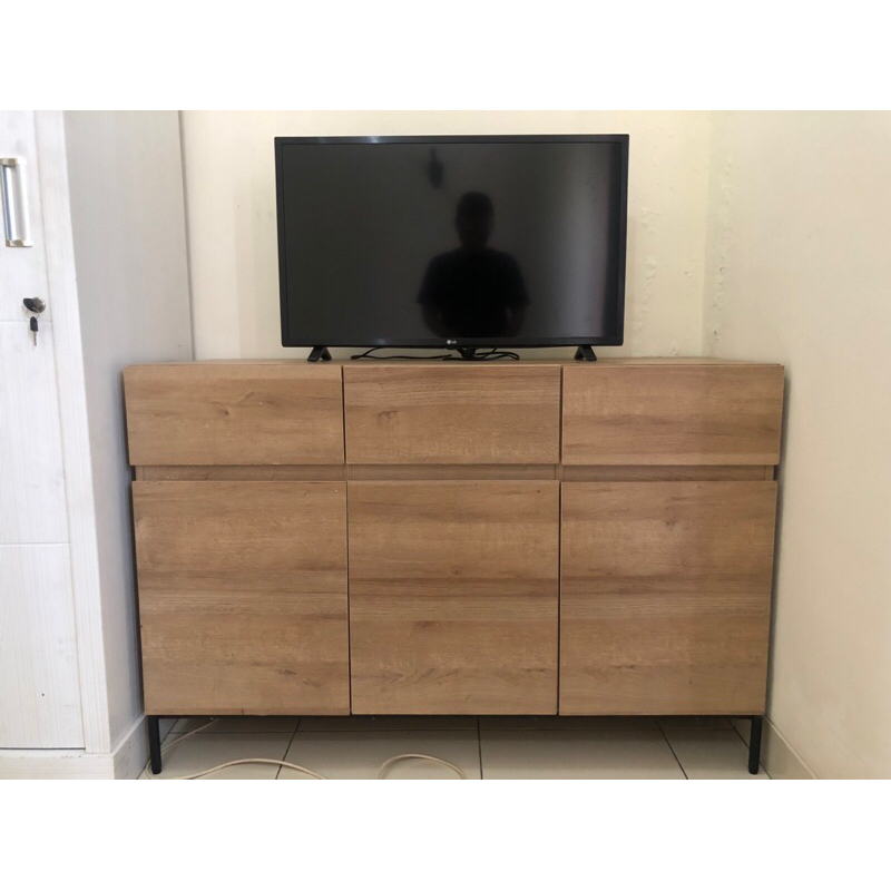 Ikea Meja Lemari Tv 50 inch Rak Buku Mainan Rumah Ruang Tamu Keluarga