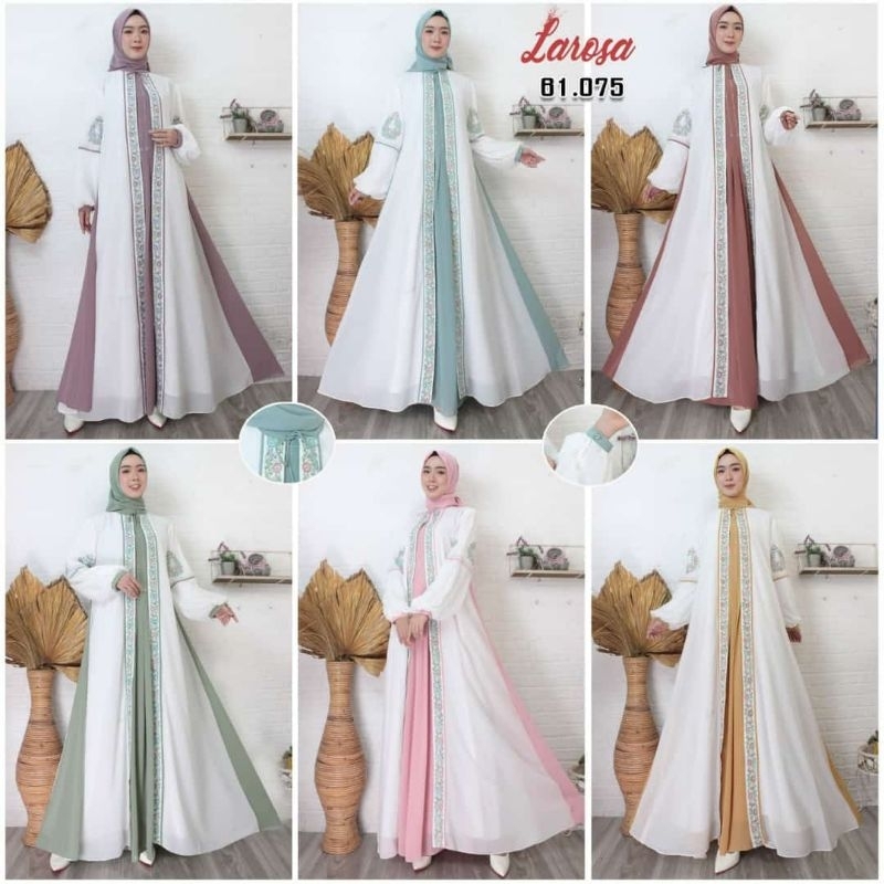 Gamis - Gamis Ceruti - Gamis Bordir - Gamis Ceruti Bordir 075 Inner Warna