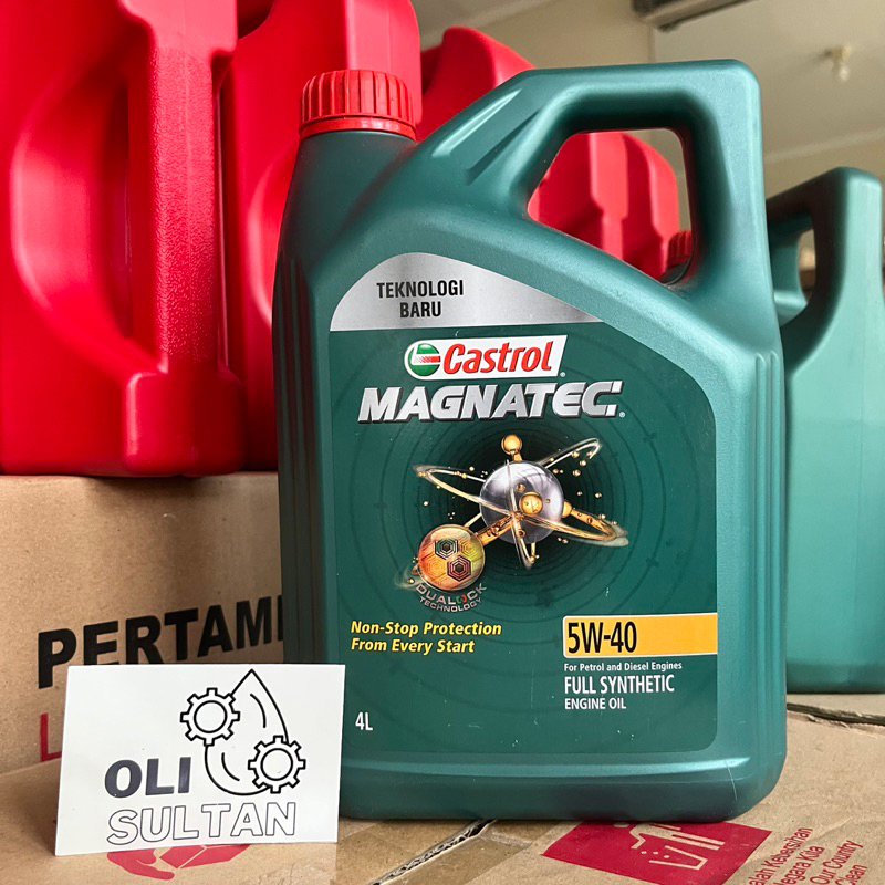 CASTROL MAGNATEC DUALOCK 5W-40 API SN 4L | ORIGINAL ENGINE OIL - OLI MOBIL