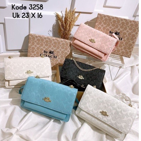 FREE BOX C0ach Tas Wanita Shoulder Bags Sig Klare Imporrt  Shoulder Bags New Arival