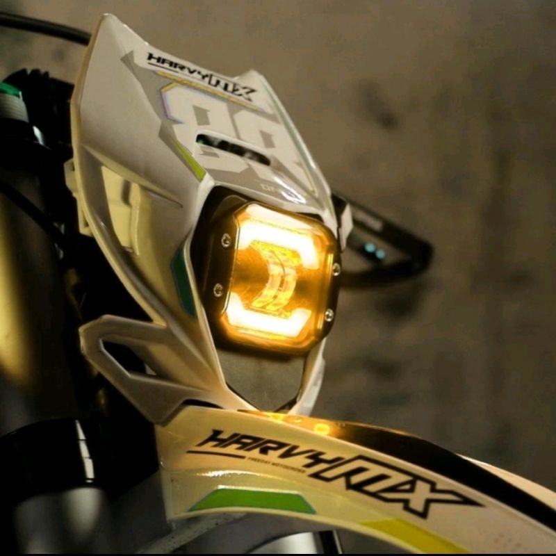 Lampu utaman daymeker/Reflektor daymeker KLX150/Crf150/WR/ depan LED