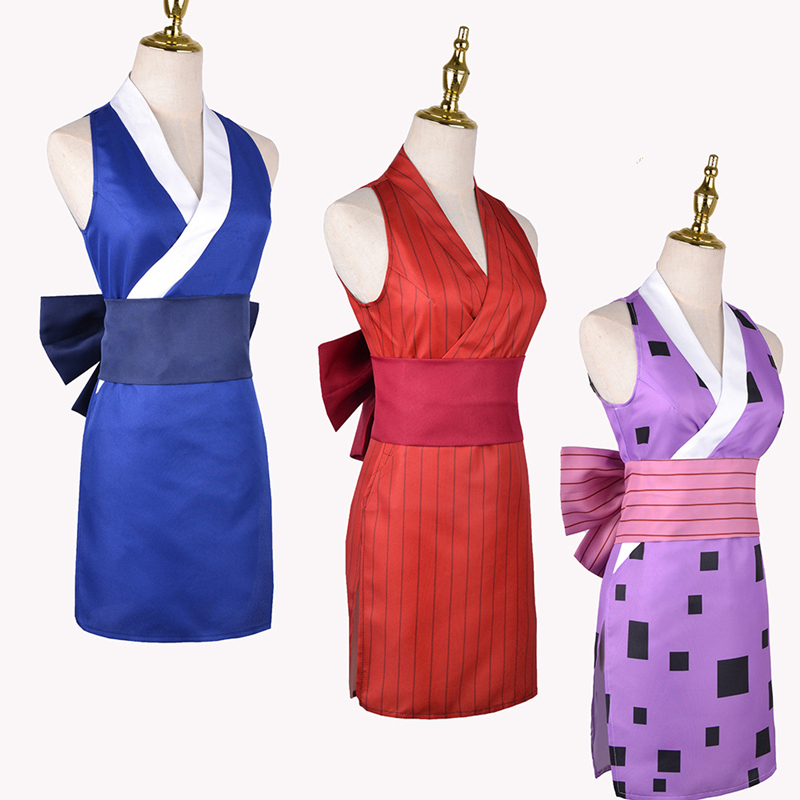 Gaun Kostum Cosplay Anime DEMON Slayer Uzui Tengen Wife Suma Makio Hinatsuru Distrik Hiburan Arc