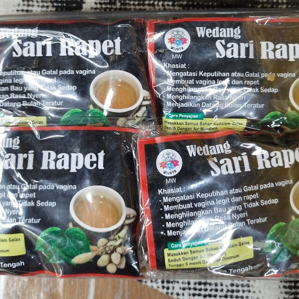 

Minuman Herbal Wedang Sari Rapet isi 10 Pcs