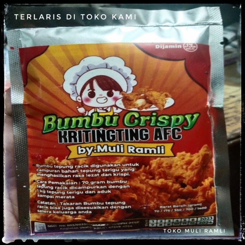 Tepung bumbu biang fried chicken 1400 gr