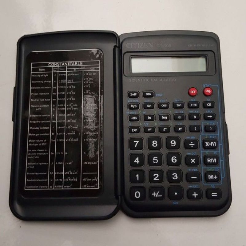 

0KALKULATOR ILMIAH SCIENTIFIC CITIZEN CT 108 10 digit scientific calculat trigonometric flip cover terbaru