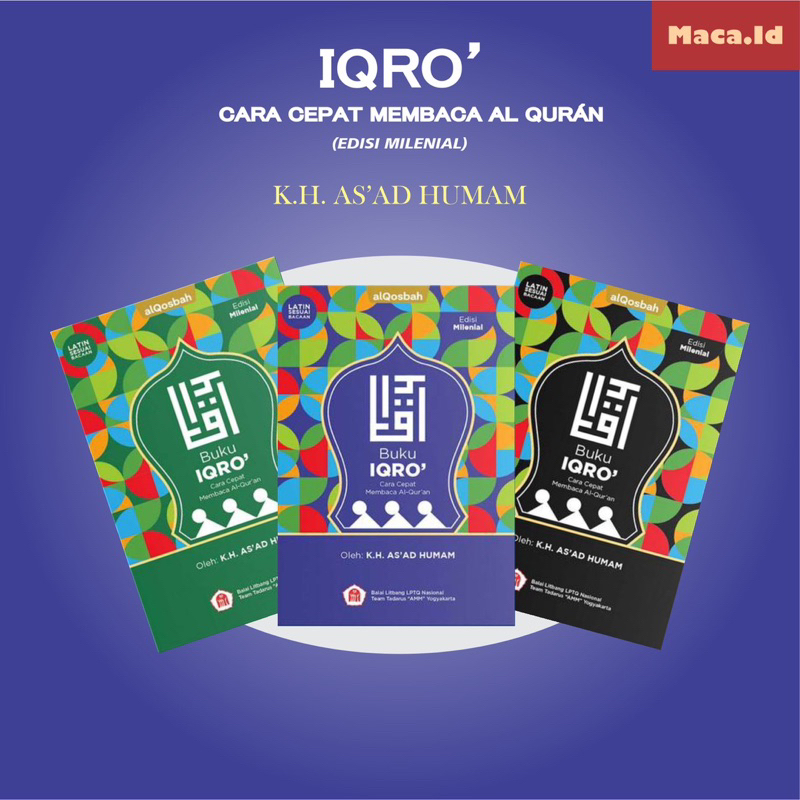 

Buku IQRO’ Millenial / Full Colour / Transliterasi Latin