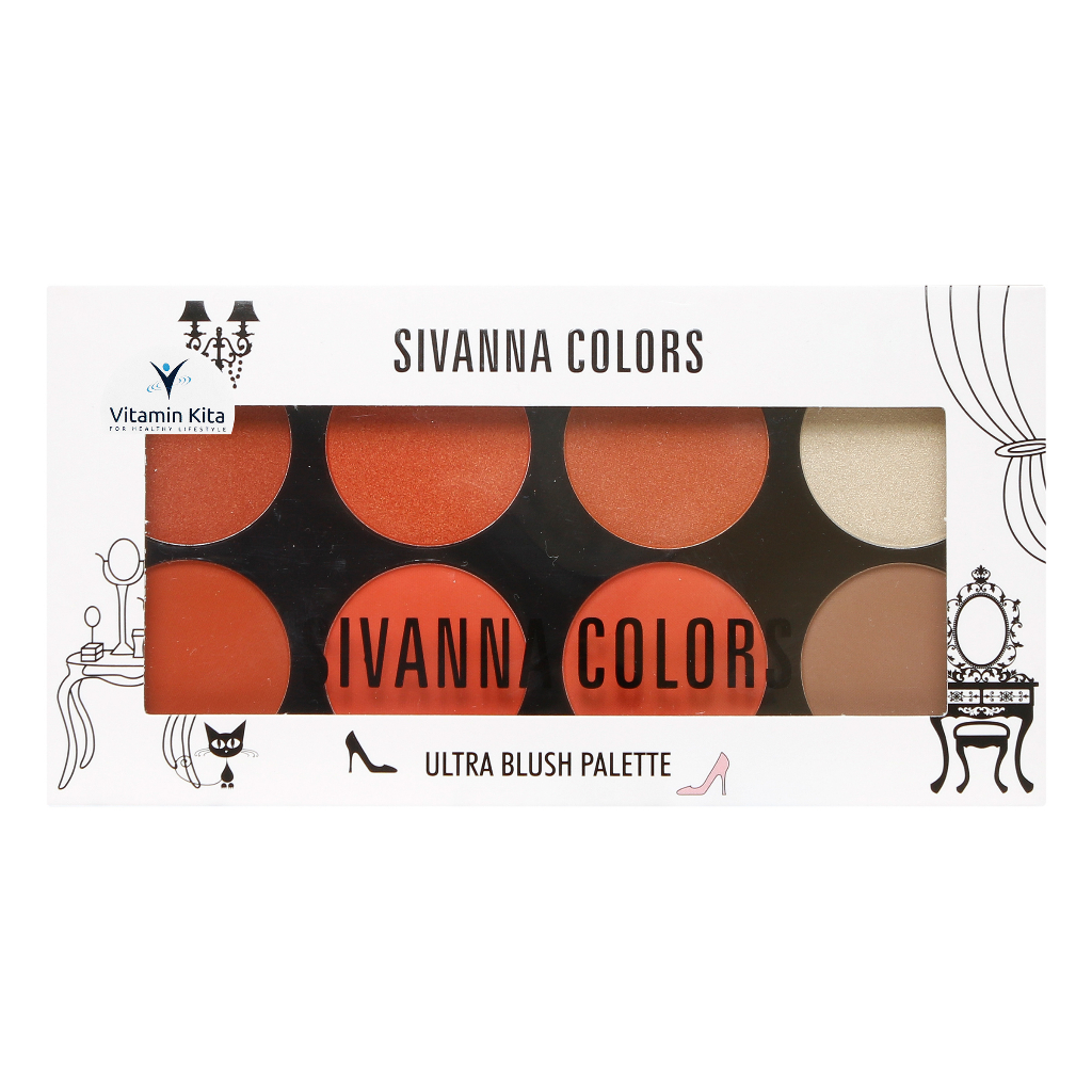 Sivanna Colors Ultra Blush Palette ORIGINAL THAILAND | Blush On Sivanna [TERMURAH]