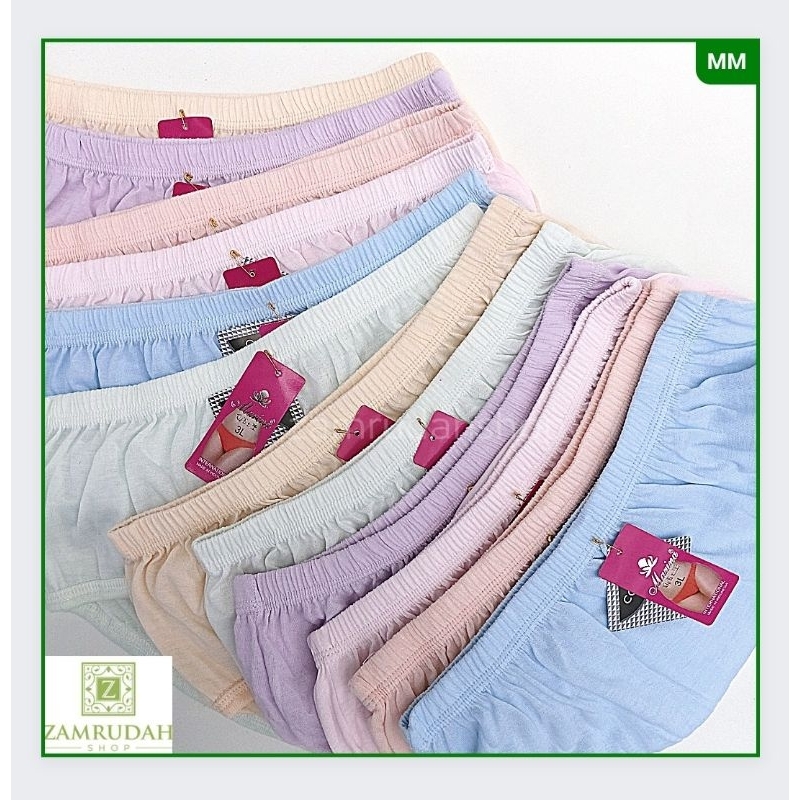 Celana Dalam Wanita Lusinan/ Cd Wanita Dewasa Katun yayan/ Cd Wanita Marina/ CD Classic 6pcs-12pcs