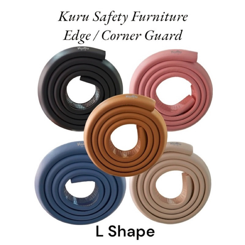 Kuru Baby Child Edge Corner Guard Pengaman Sudut Meja Lemari Bayi Busa Pengaman Kepala Anti Terbentur Jatuh