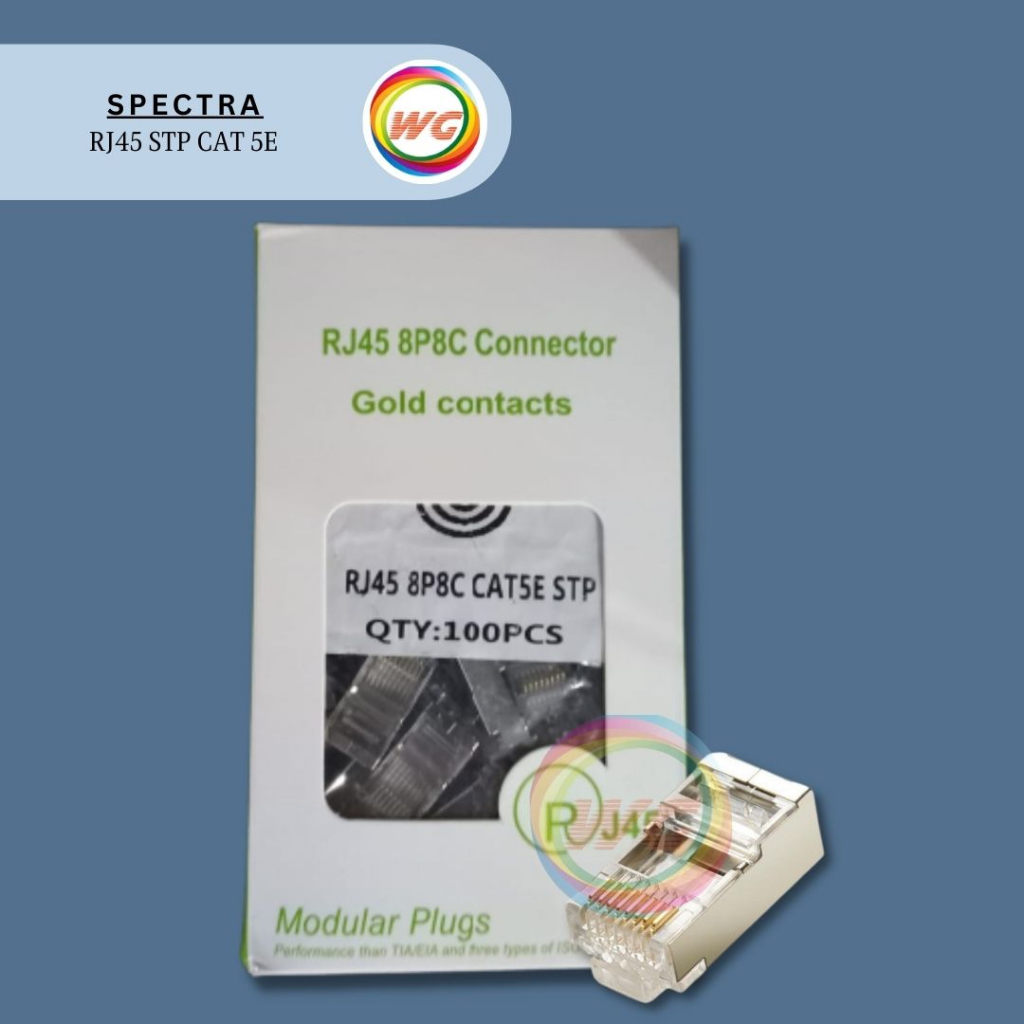 Spectra RJ45 STP Cat5e isi 100 pcs