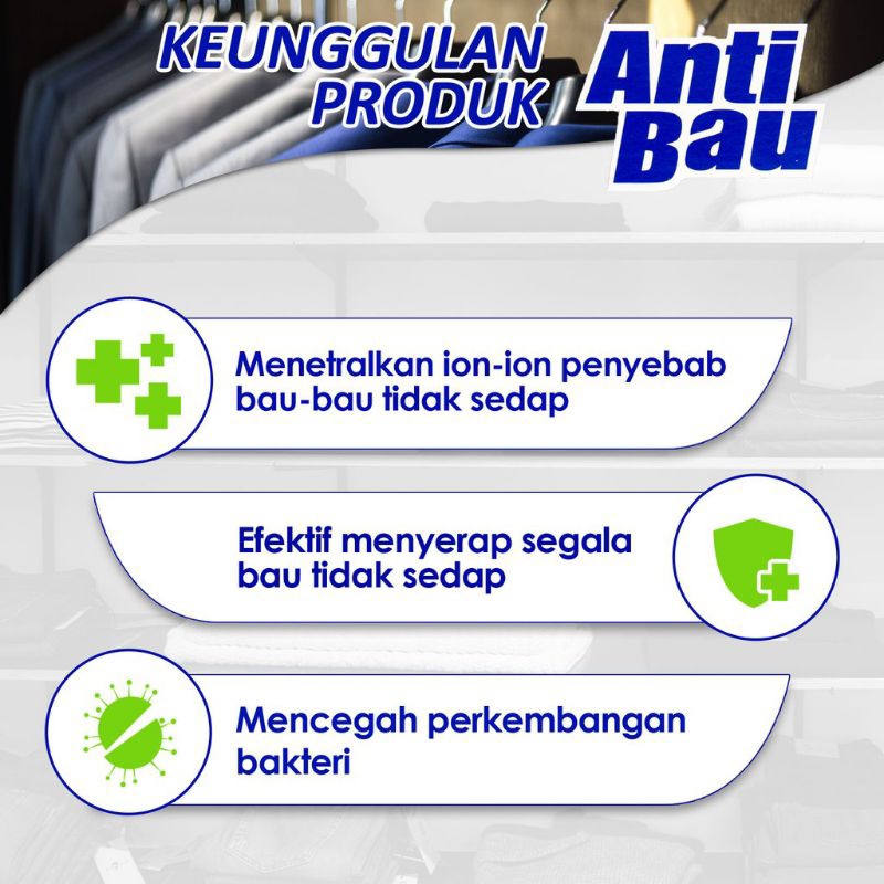 Bagus anti bau lemari