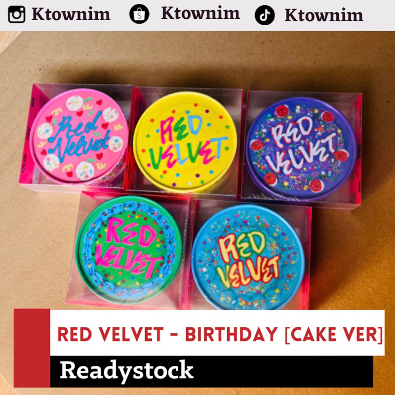 [ READY ] Red velvet - Birthday [ cake ver ]