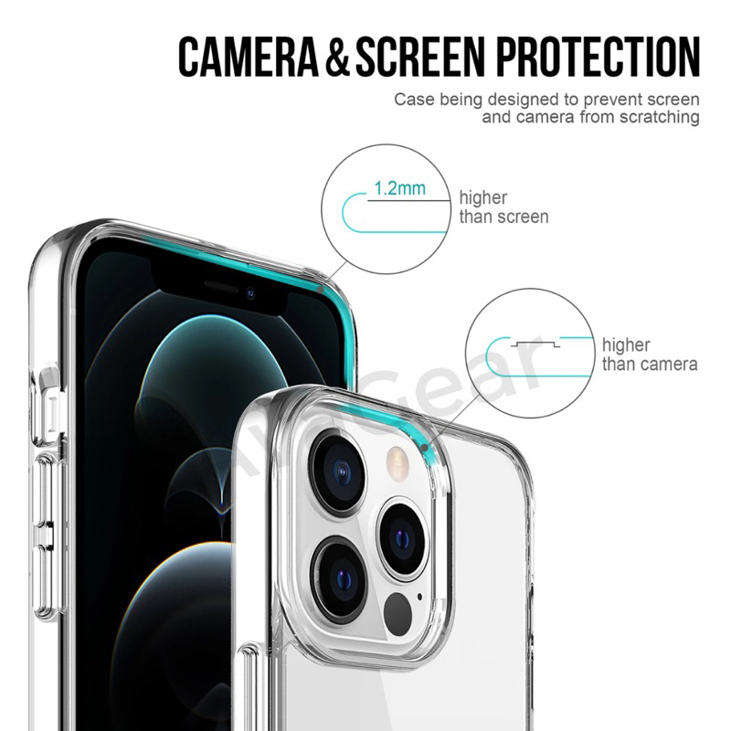 Armour STD Military Case Anti Fall Drop Protection Shockproof Acrylic Layer TPU Side iPhone 6g 7 8+ X XR XS 11 12 Mini 13 Pro Max 14+ Plus