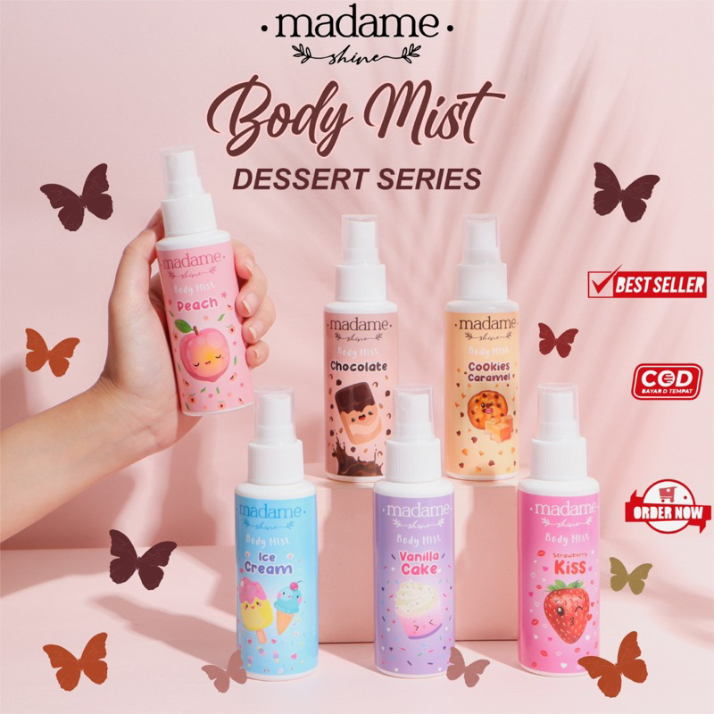 ✅DESSERT SERIES 100ML (MADAME-SHINE) BODYMIST