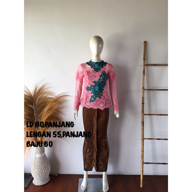 kebaya atasan pink/kebaya wisuda