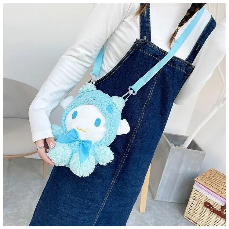 Tas boneka LOLITA bulu lucu imut gemoy Selempang Wanita Baru Boneka Mewah/Tas selempang Boneka Beruang bulu Kartun Anak-anak Tas Bulu Wanita Lembut Imut MiniTas selempang  bulu Kartun Anak-anak Tas Bulu Wanita Lembut Imut Mini