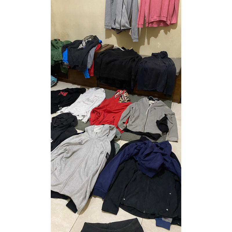 borongan hoodie second