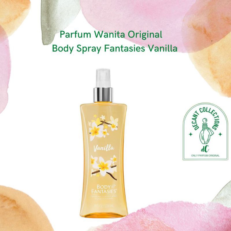 Parfum Wanita Original Body Spray Fantasies Vanilla