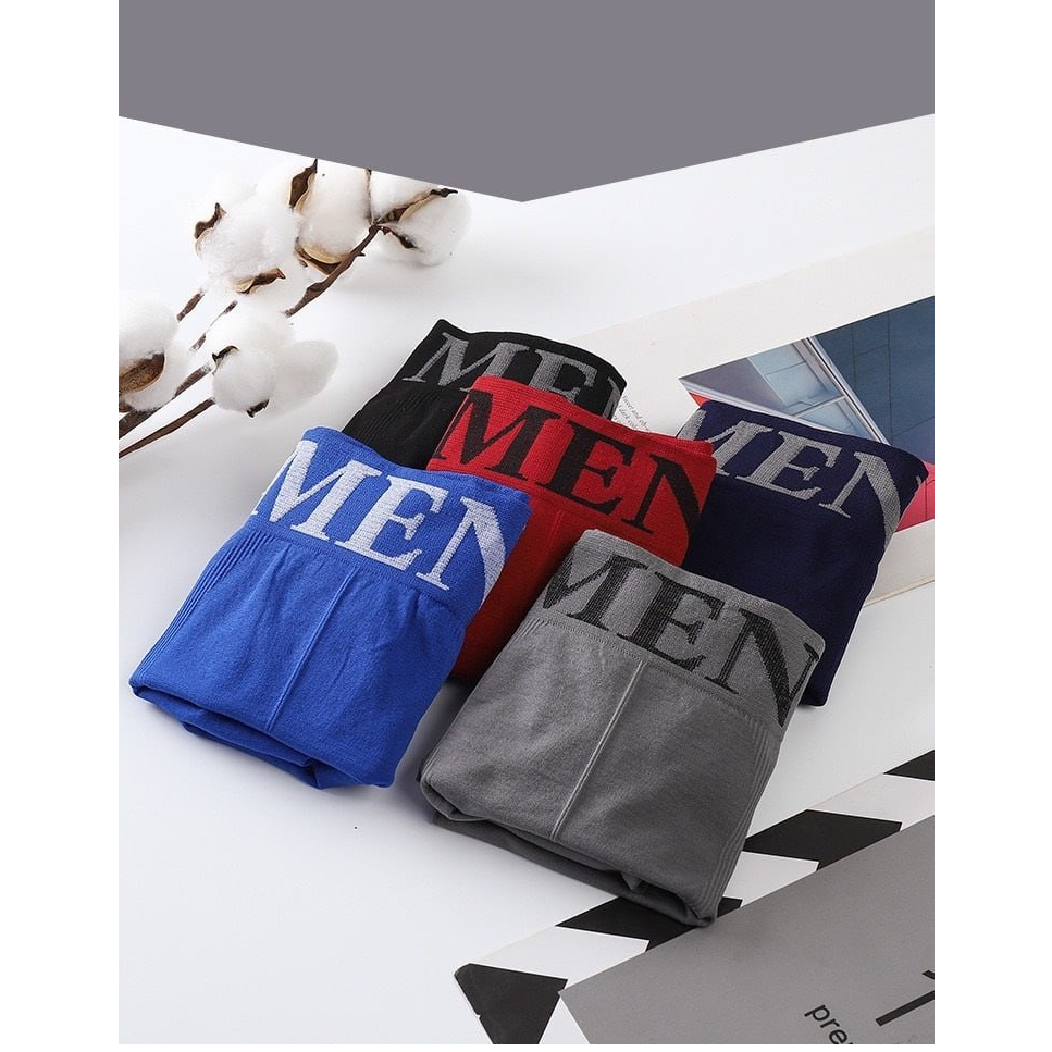 LIN107 BARU Celana Dalam Boxer Pria Boxer Man Underwear Men Celana Dalam Pria Polos Free Sizequality -Your Affordable Quality!