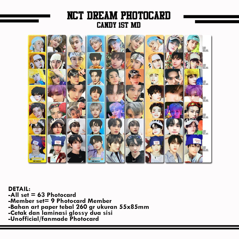 NCT DREAM CANDY MD PHOTOCARD