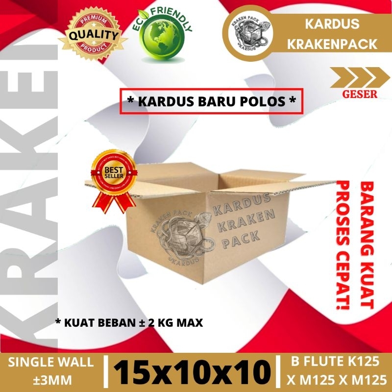 

DUS PACKING 15x10x10 cm BARU POLOS KUAT KARTON BOX DUS COKLAT PACKING MURAH 15 x 10 x 10 cm