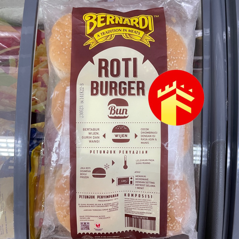 

BERNARDI ROTI BURGER WIJEN 6 PCS