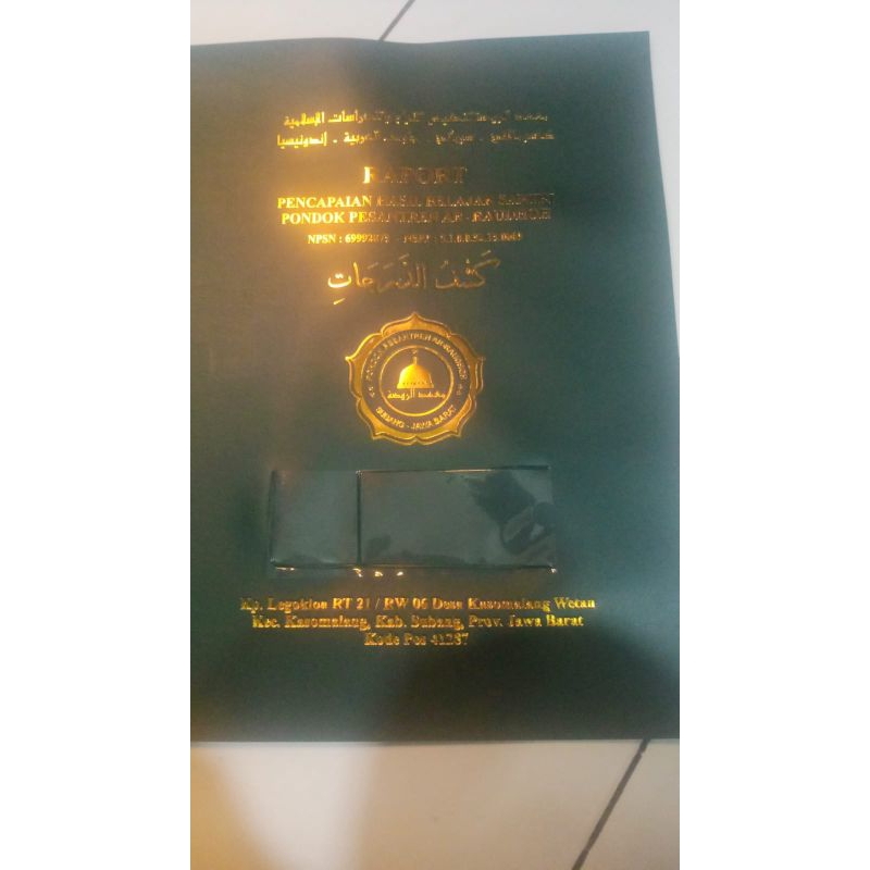 

raport K13 murah
