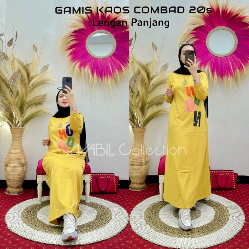 GAMIS WANITA BY NABIL LONDON//GAMIS KAOS KEKINIAN TERBARU