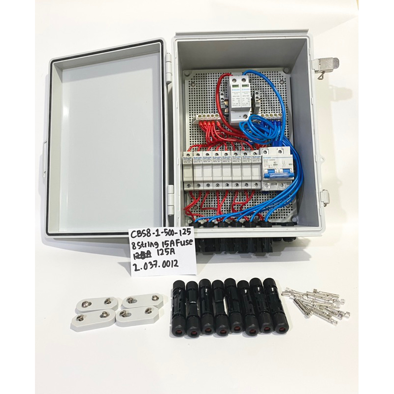 Jual Slocable PV Combiner Box 8 Strings 500VDC 15A Fuse | DC Breaker ...
