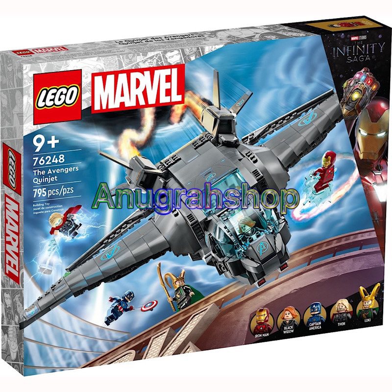 LEGO 76248 SUPER HEROES The Avengers Quinjet