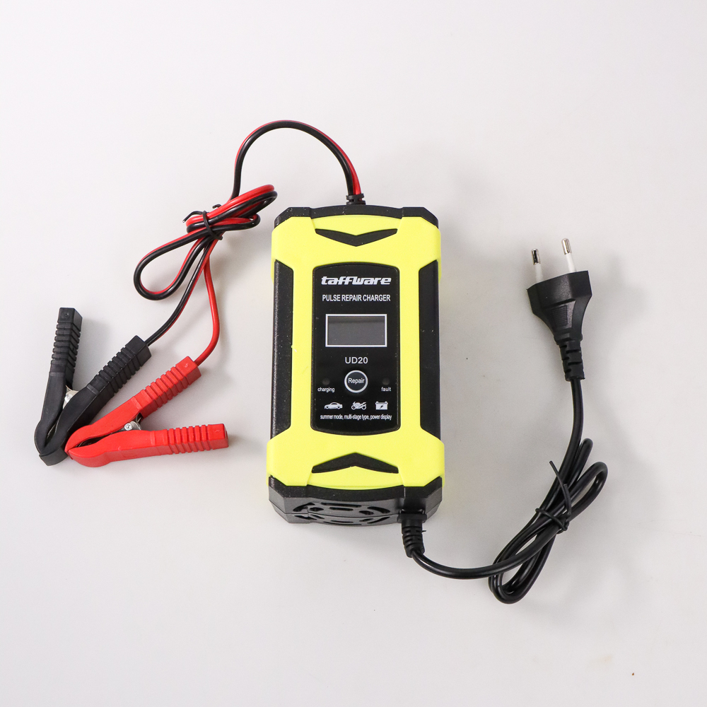 TERMURAH!  Charger Aki Mobil Lead Acid Smart Battery Charger 12V 4-100Ah - Charger Aki Mobil 12V 6A - casan aki portabel untuk motor / mobil - Charger Accu Mobil Digital Otomatis 12V 6A - cas accu motor / mobil - Starter Jumper Alligator - Jump Starter