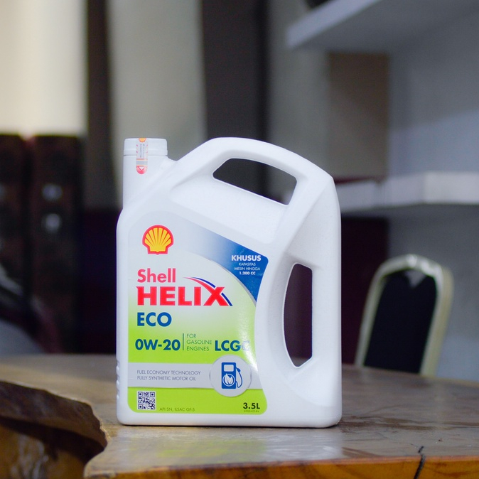 Shell Helix Eco 0W-20 1 L dan 3,5 L / Oli Pelumas / Oli Shell Helix Eco / Helix Eco 0W-20 / Oli Mobi