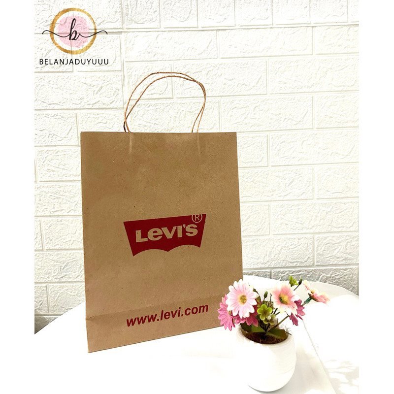 Paper Bag Levis ( Ready Stock Jakarta )