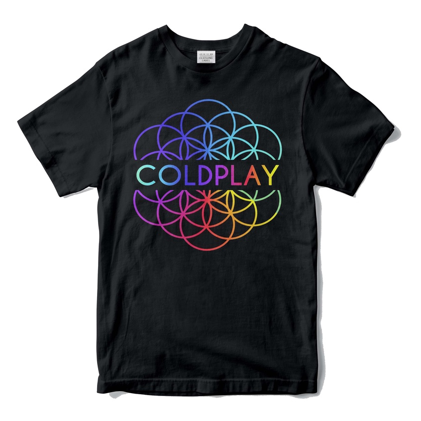 Kaos Coldplay Kaos Musik Band Coldplay T-Shirt Musik Coldplay