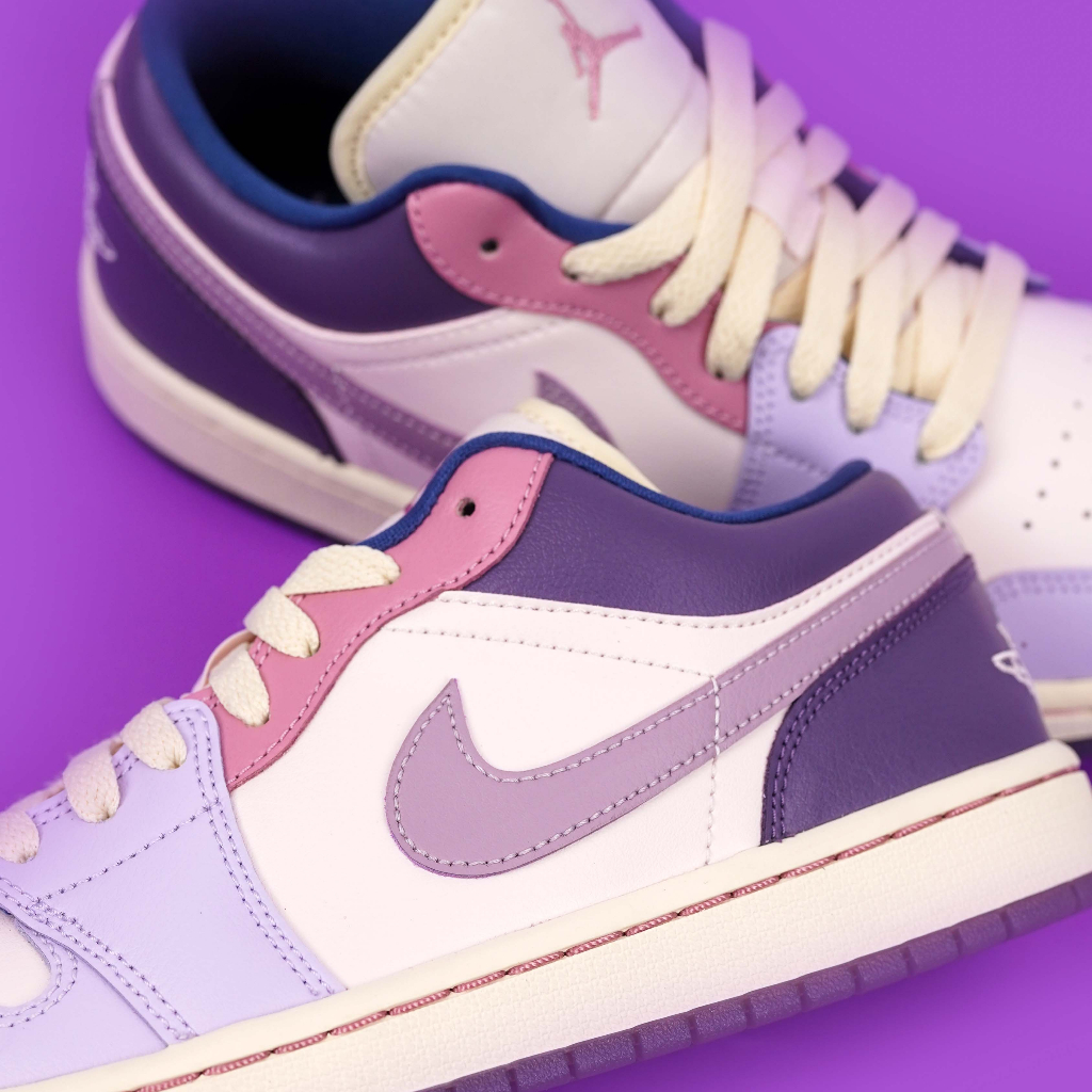 Air Jordan 1 Low Pastel Plum Womens