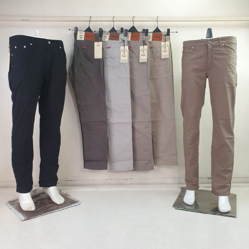 Celana Panjang FALLAS Kanvas Stretch Original 28-32