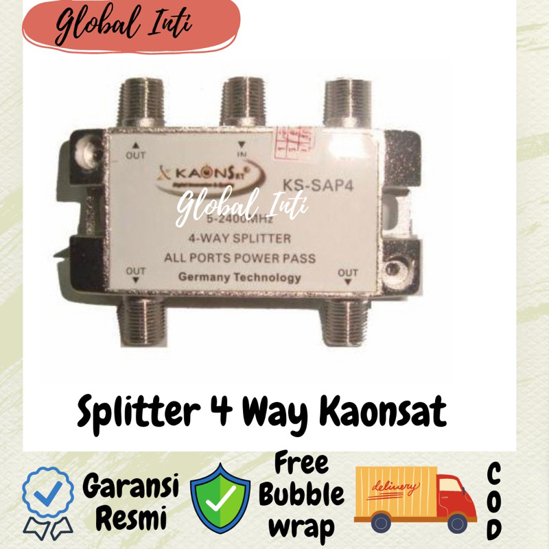 Splitter Kaonsat 4 Way