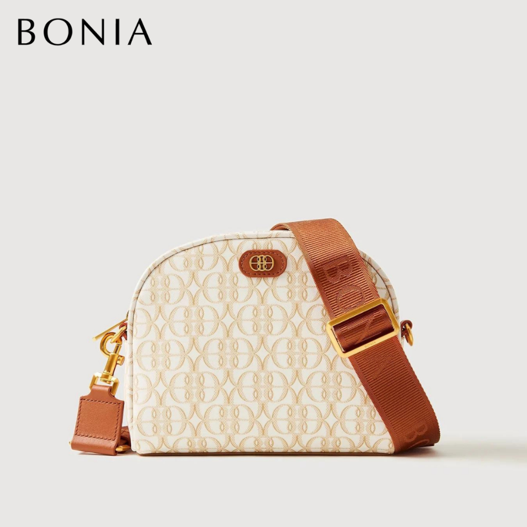Bonia - La Luna Monogram Sling Bag White