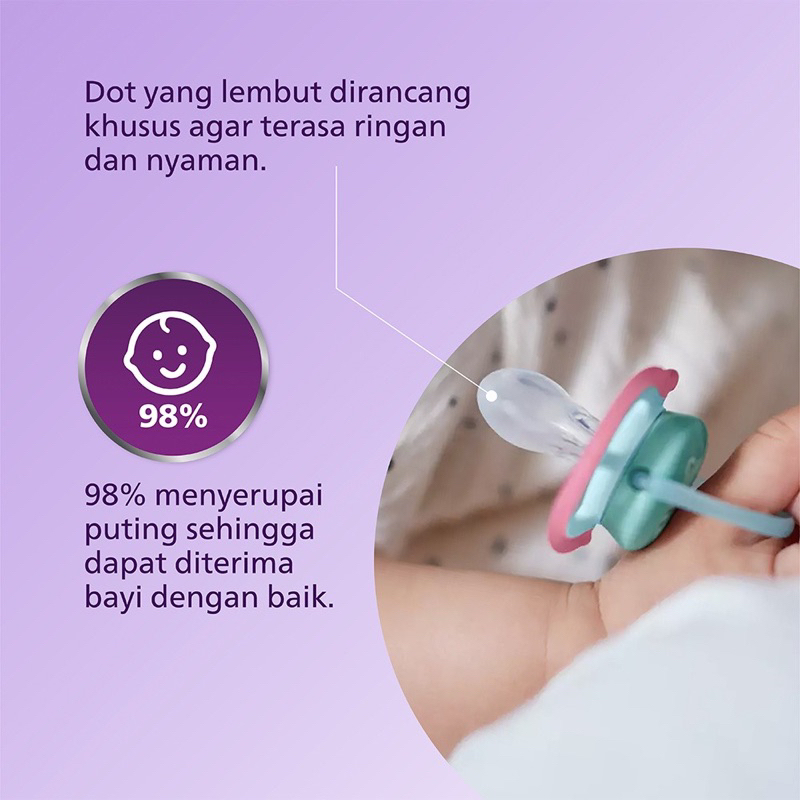 Philips Avent Ultra Air Night Pacifier Glow in the Dark 0-6m 6-18m Kompeng Bayi