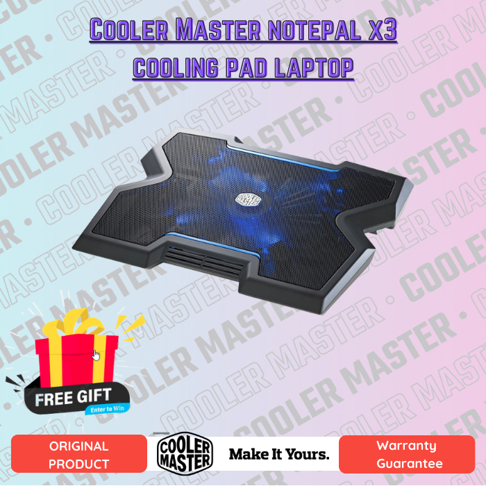 Cooler Master notepal x3 cooling pad laptop