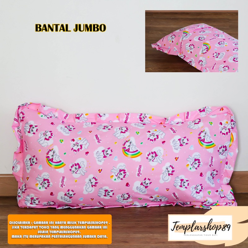 bantal cinta jumbo ukuran 100x50 empuk dan tebal full silicon berat 1000gram sarung bisa lepas pasang