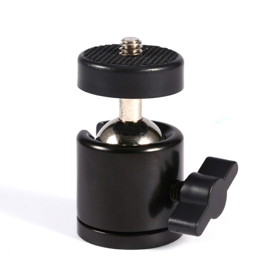 Tripod Mini Ball Head Tripod Kamera DSLR 360 Drajat Swivel Drat 1/4