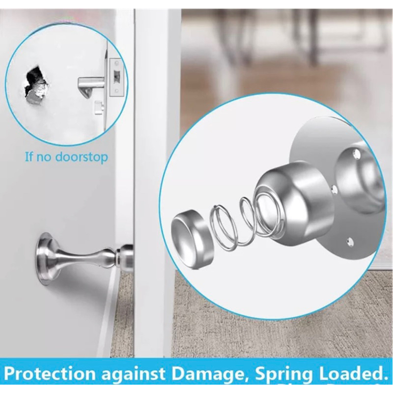 838 Door Stoper Magnet Stopper Stop - Penahan Pintu Stainless Rumah