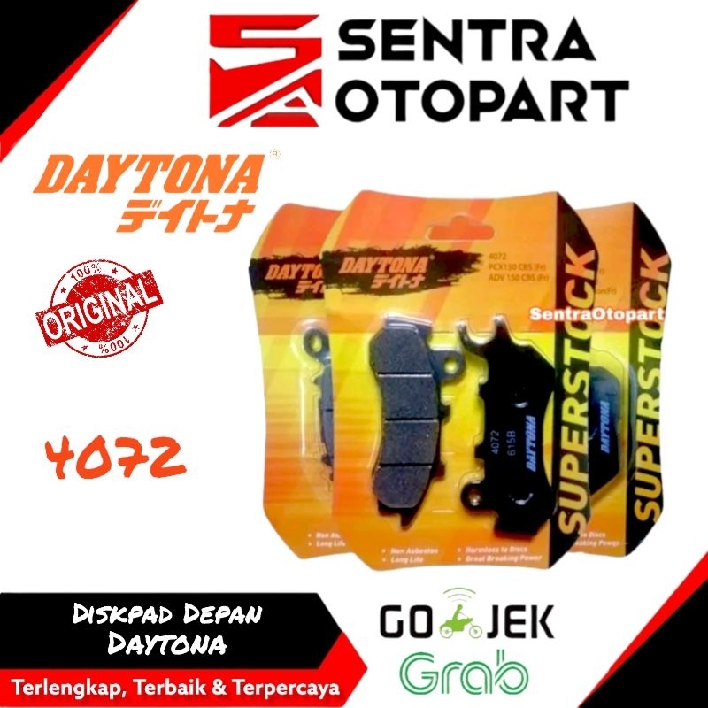 Kampas rem diskpad depan pcx 150 pcx150 cbs non abs superstock daytona