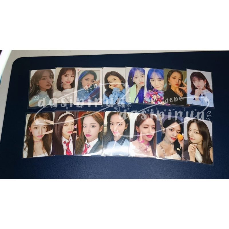 READY PHOTOCARD YUJIN IVE IZ*ONE IZONE YUJIN ILALANG LIZ REI AFTER LIKE LOVE DIVE ELEVEN IVE