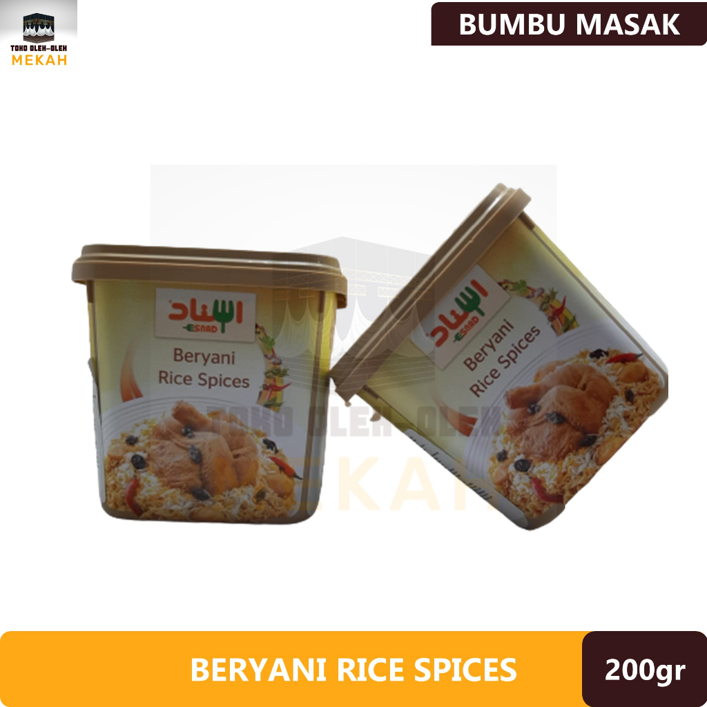 

Esnad Kabli Rice Spices Bumbu Nasi Kebuli asli Saudi 200 Gram Original Arab