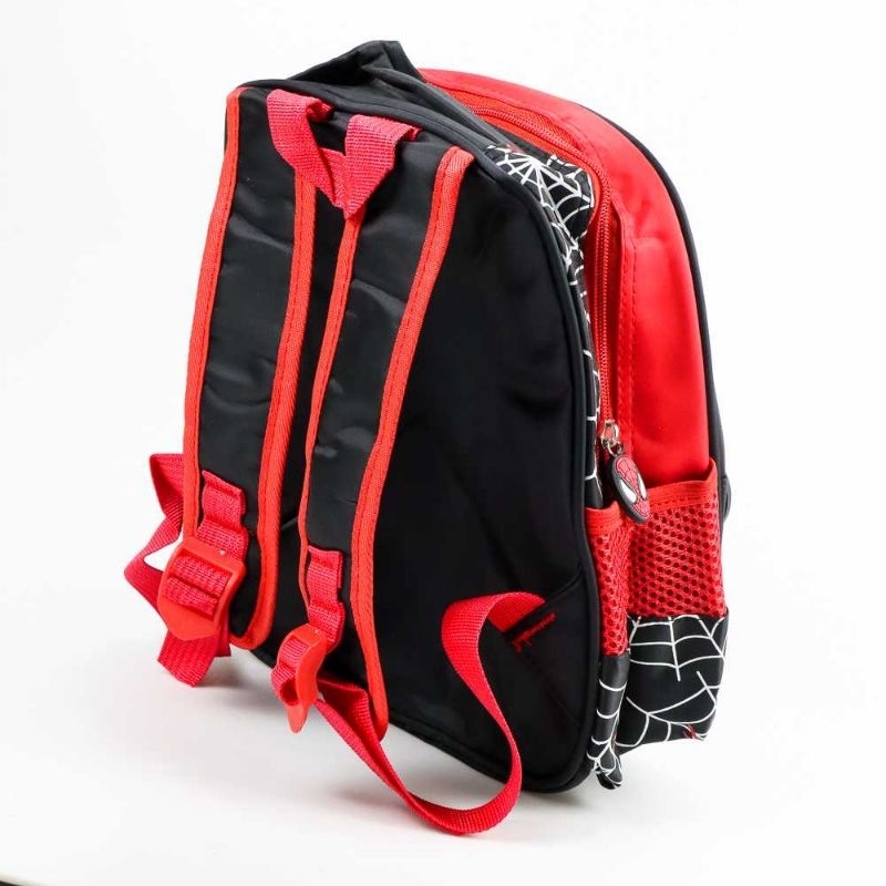 Toddi Tas Ransel Sekolah Anak Backpack Model Spiderman - 1801 Black