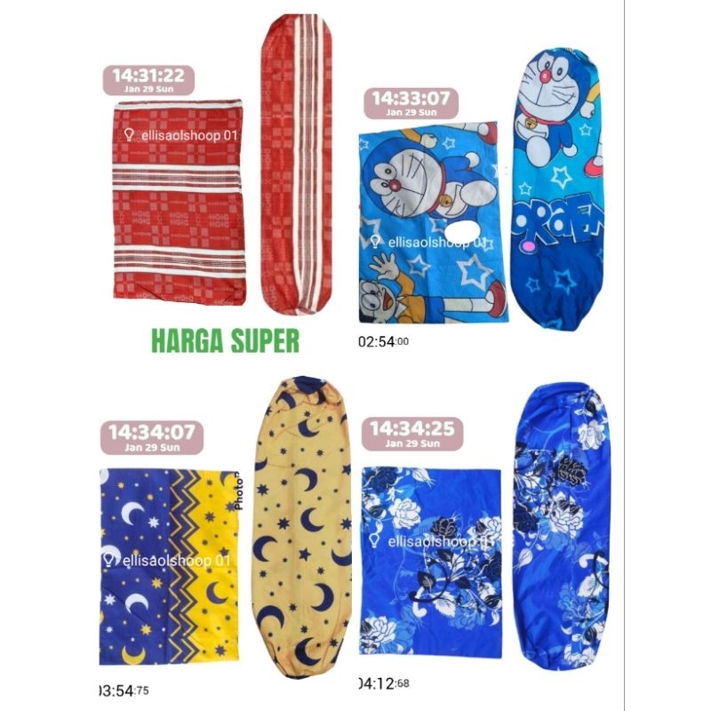 [COD] Urung Bantal Kapuk / Kulit Urung Guling Kapuk murah / urung kapuk bantal / urung kapuk karakte