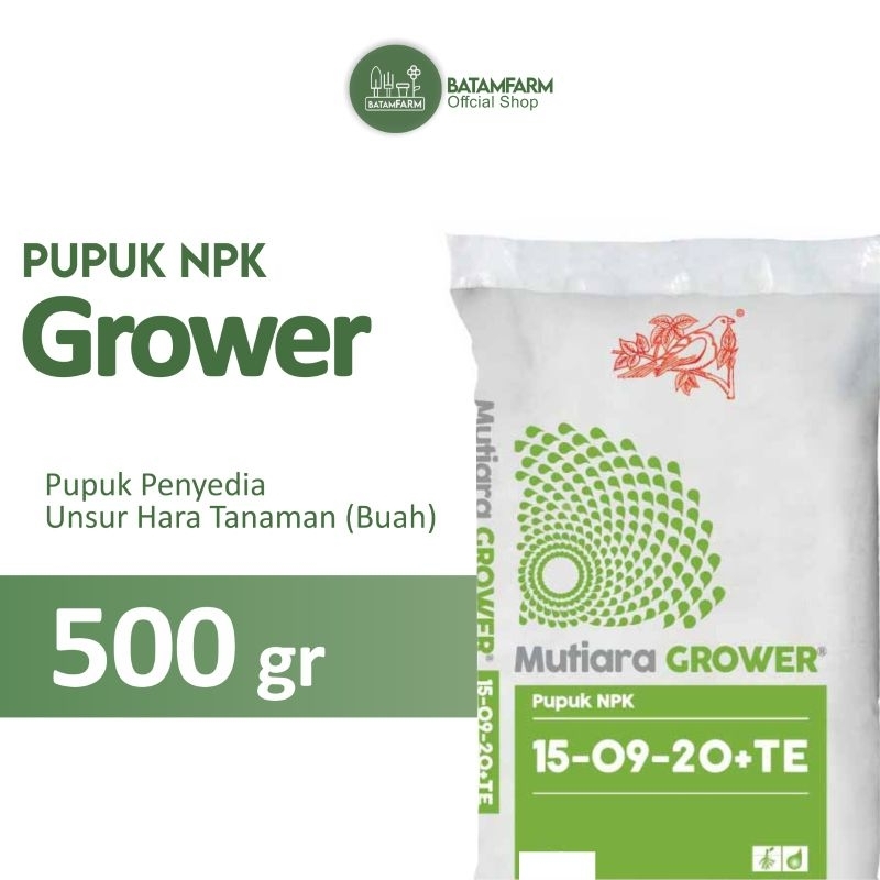 NPK Mutiara Grower 15-09-20 +TE